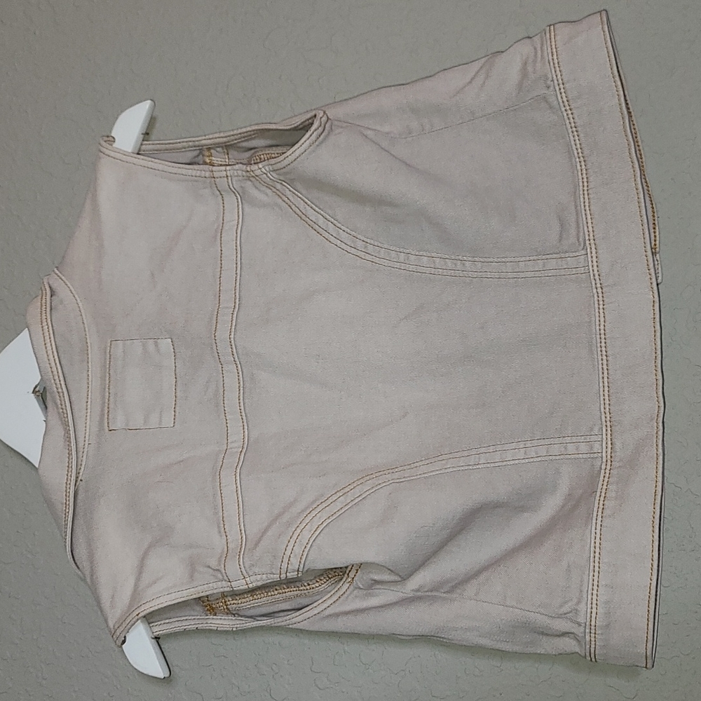 Women LC Lauren Conrad Light Jean Jacket S - Picture 2 of 6